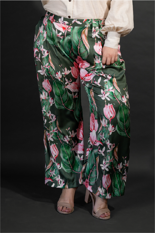 Pantalón Pata Ancha estampado