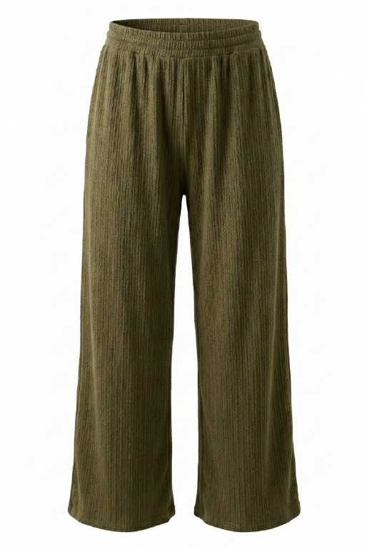 Pantalón Relax Jacquard verde