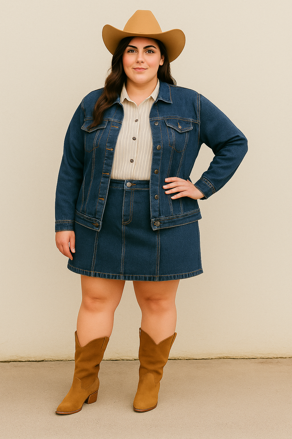 Falda Denim Romance